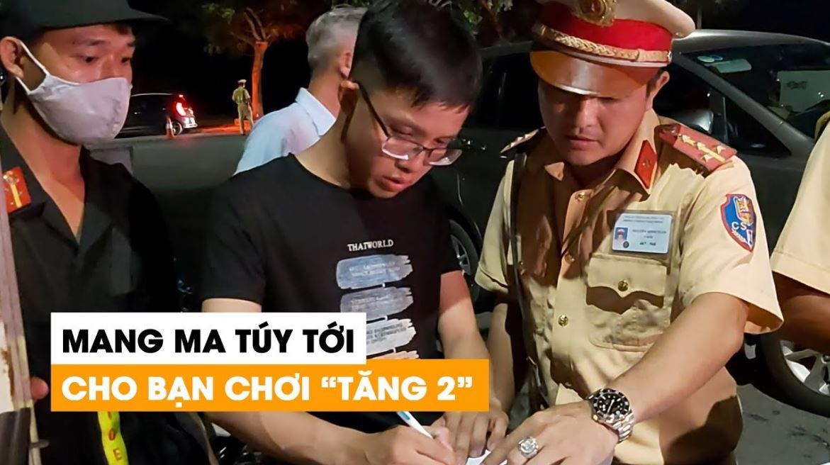 Nhậu xong lái xe về nhà mang ma túy lên cho bạn “chơi tăng 2”