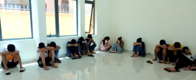 Phát hiện 29 người 'phê' ma túy trong nhà trọ ở Phan Thiết
